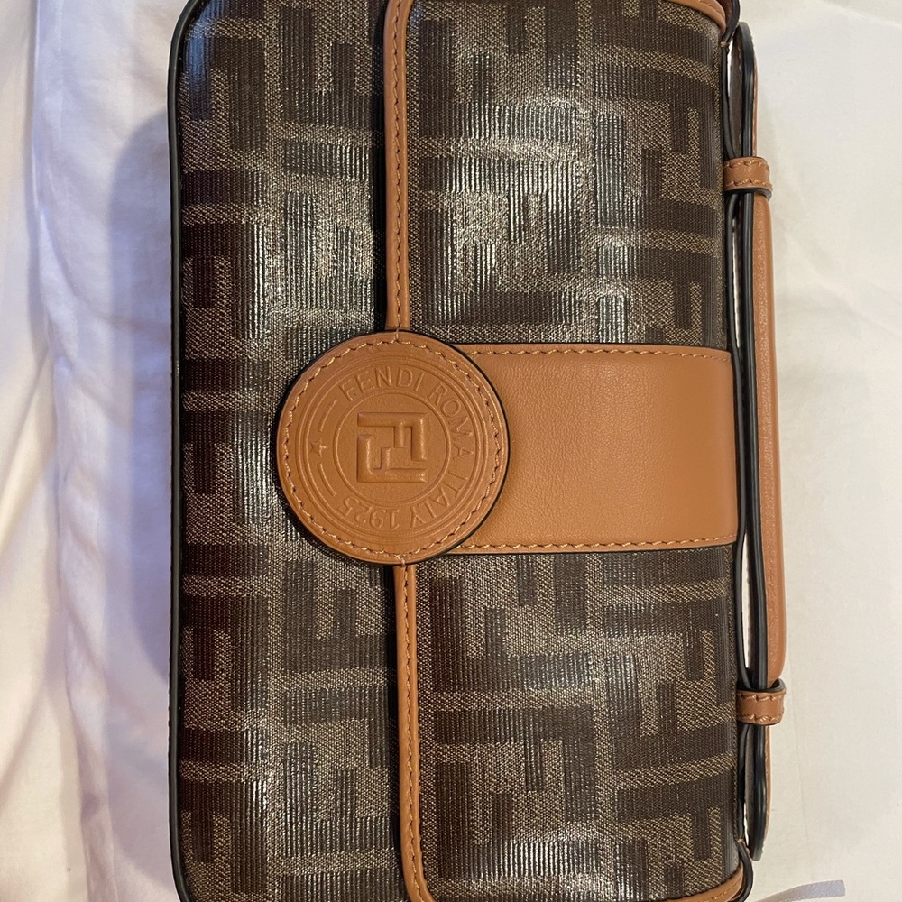 Fendi Logo Purse  100% Authentic